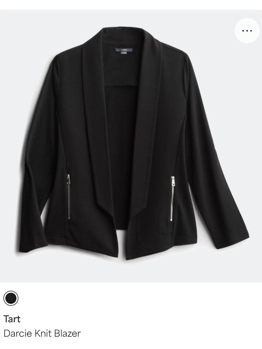 Black Knit Blazer